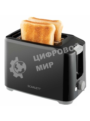 Тостер Scarlett SC-TM11020 черный, 700 Вт, 2 слота