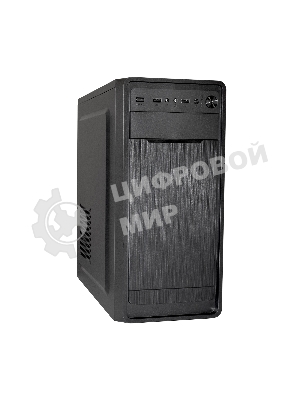 Компьютерный корпус Miditower ExeGate XP-332 Black, ATX, (XP500, Black,120мм), 2*USB, Audio