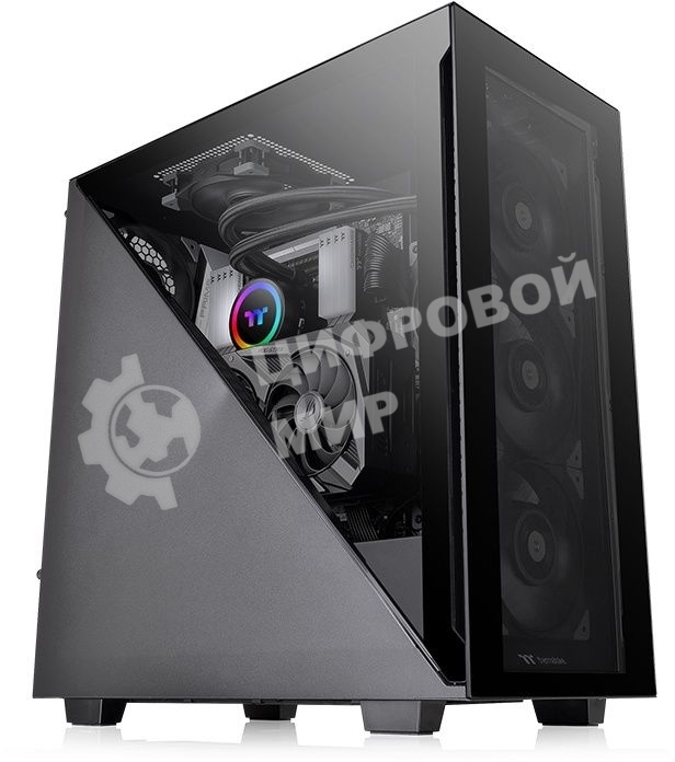 Компьютерный корпус Thermaltake Divider 300 TG черный без БП ATX 2x120мм 2xUSB 3.0 1xUSB3.1 audio front door bott PSU