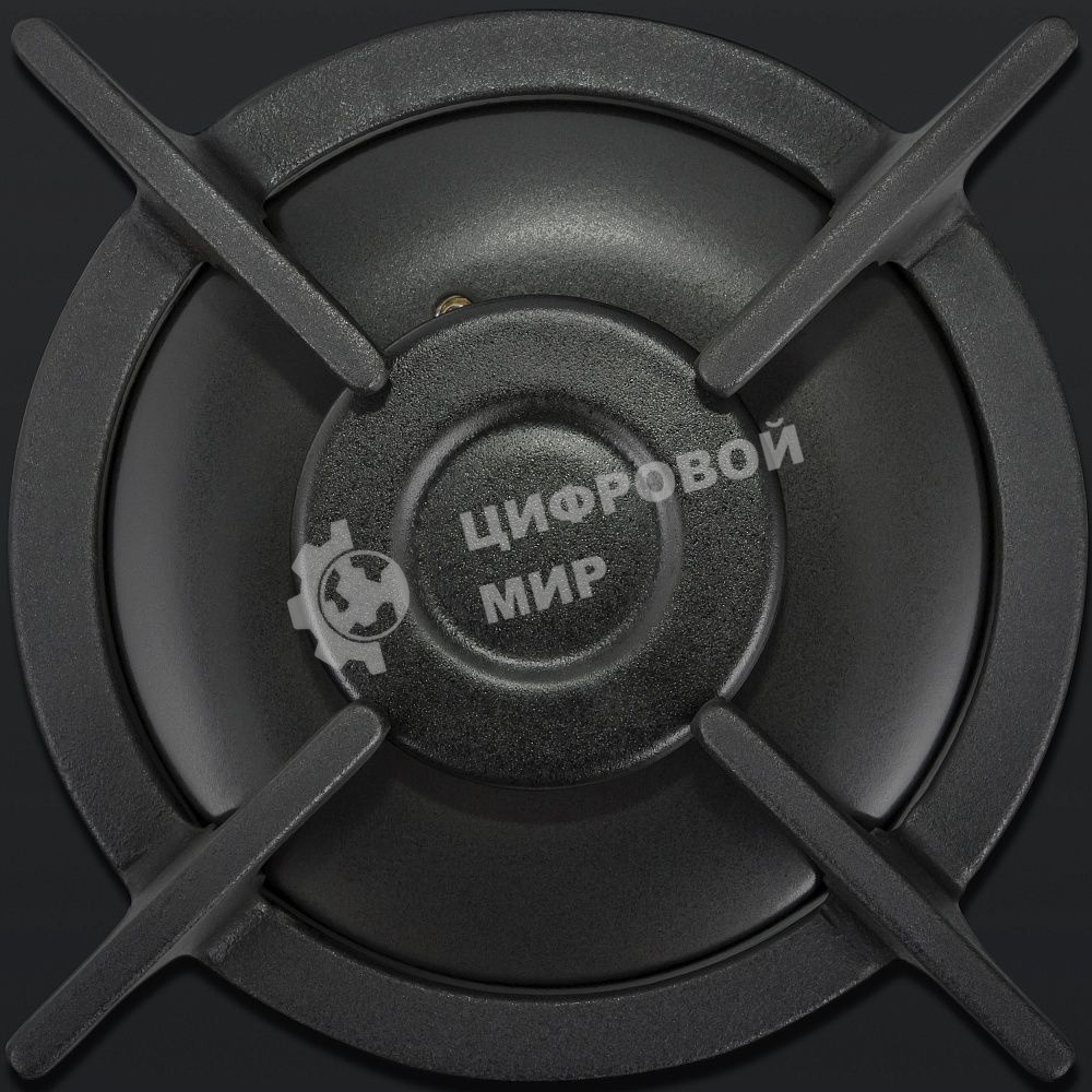 Газовая варочная панель Maunfeld EGHG.32.1CB/G, 2 конфорки, закаленное стекло, черный