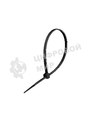 Стяжка (хомут) нейлоновая ExeGate CV66-250x4.8B (нейлон 6.6, 250x4.8 мм, неоткрывающаяся, halogen free, -40°C - +85°C, черная, 100 шт)