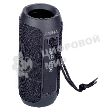 Колонка портатитвная Digma D-PS1510 черный 10W 2.0 BT 10м 1200mAh