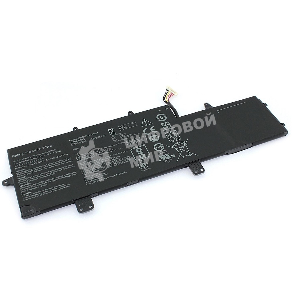 Аккумуляторная батарея для ноутбука Asus ZenBook Pro 14 UX450FD (C41N1804) 15.4V 4550mAh Orig