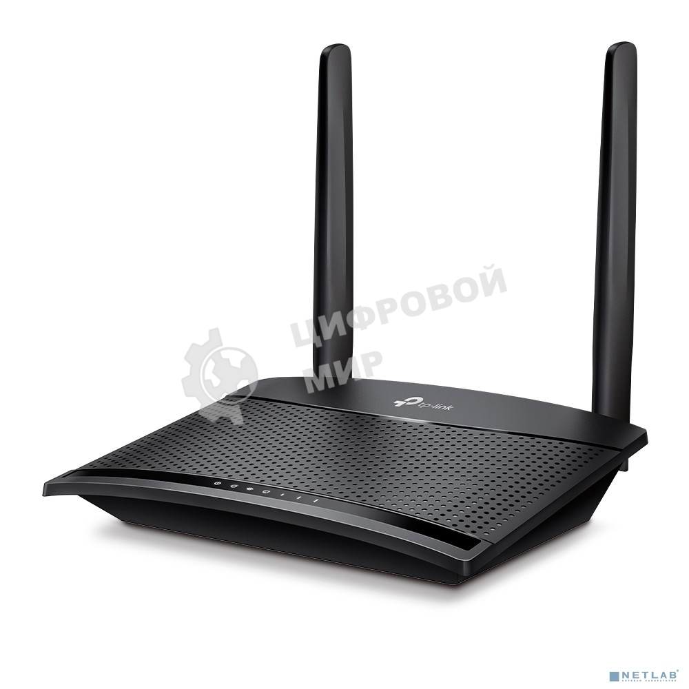 Роутер беспроводной TP-Link TL-MR100 N300 10/100BASE-TX/4G(3G) cat.4 черный
