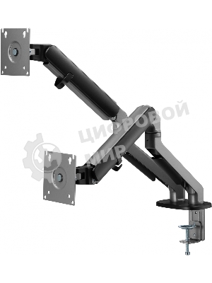 Кронштейн для мониторов Ultramounts UM735BL черный/серый 17