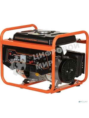 Электрогенератор бензиновый Carver PPG-1200, 1.05 кВт, 65 дБ, 24 кг