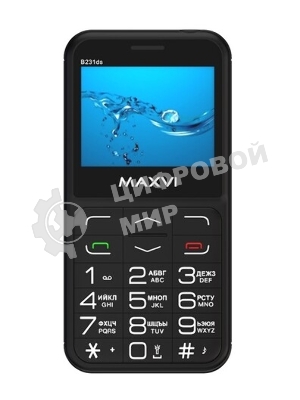 Мобильный телефон Maxvi B231ds черный
