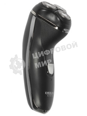 Электробритва Delta LUX DL-0725 черный: 3 Вт, аккум. 2,4 В
