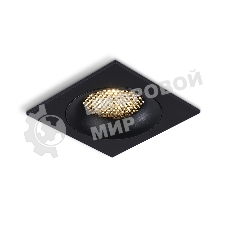 Светильник встраиваемый Ambrella light TN102729 BK черный GU5.3 92*92*23