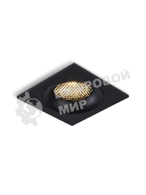 Светильник встраиваемый Ambrella light TN102729 BK черный GU5.3 92*92*23