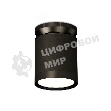 Светильник Ambrella Light XS8142020 SBK/PBK черный песок/черный полированный GX53 (N8902, C8142, N8113)