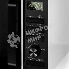 Микроволновая печь BBK 25MWC-992T/WB белый/черный, 25 л, 900 Вт, переключатели - кнопки, поворотный механизм