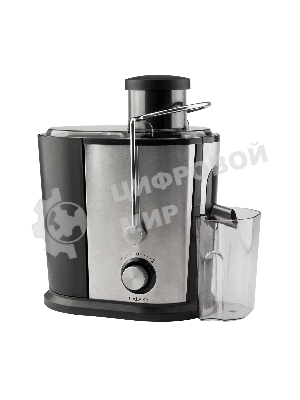 Соковыжималка Galaxy GL 0801 серебристый/чёрный, центробежная, 700 Вт, 500 мл, механическое
