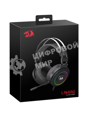 Гарнитура Redragon Lamia 2 чёрный, проводная, USB, подсветка
