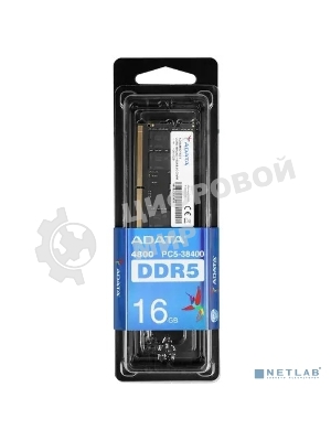 Оперативная память ADATA, DDR5, 16GB (1x16GB), 4800MHz, CL40, SO-DIMM