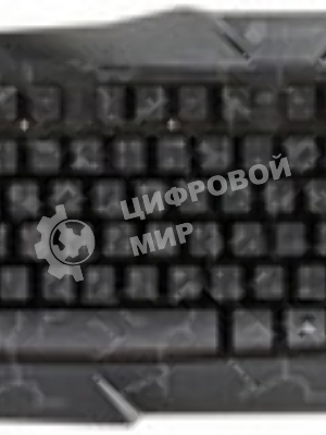 Комплект клавиатура+мышь Oklick HS-HKM100G проводной, USB, 2400 DPI, чёрный