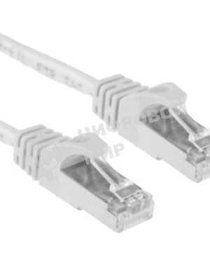 Патч-корд ExeGate FTP-RJ45-RJ45-C5e-CU-3M-GY, FTP, cat.5e, 3м, медь, серый