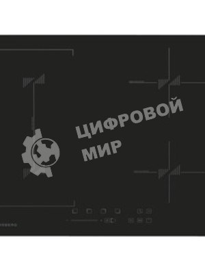 Варочная поверхность Kuppersberg/Варочная поверхность Kuppersberg, индукция, High-Tech, 9 уровней мощности, inverter, таймер, пауза, Booster, автоматическое отключение, Flexi-zone, слайдерное управление, поддержание тепла, черный