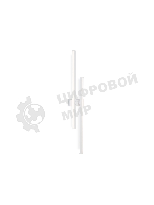 Настенный светодиодный светильник Ambrella light FL6161 WH белый 28W 3000K-6400K 810*120*65