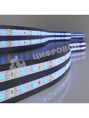 Лента светодиодная 2835 12V 60Led 4,8W IP20 / 60Led 4,8W IP20 синий