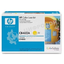Картридж лазерный HP CB402A желтый CP4005