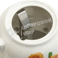 Чайник электрический Galaxy Line GL 0506, белый, керамика
