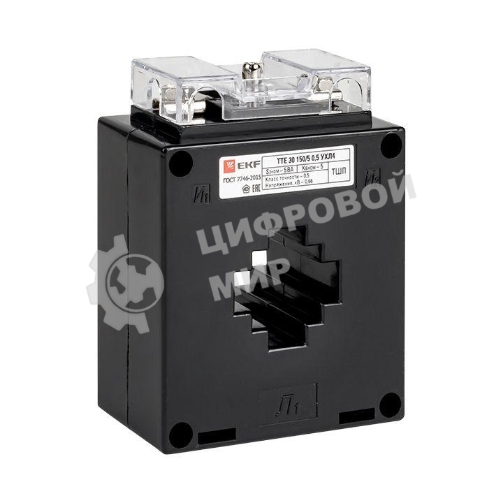 Трансформатор тока ТТЕ 30 200/5А кл. точн. 0.5 5В.А EKF tte-30-200/tc-30-200