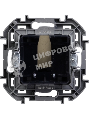 Inspiria Вывод кабеля с зажимом для крепления слоновая кость