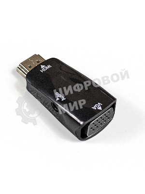 Переходник ExeGate EX284927RUS HDMI-VGA ExeGate EX-HDMIM-VGAF-C (19M/15F)