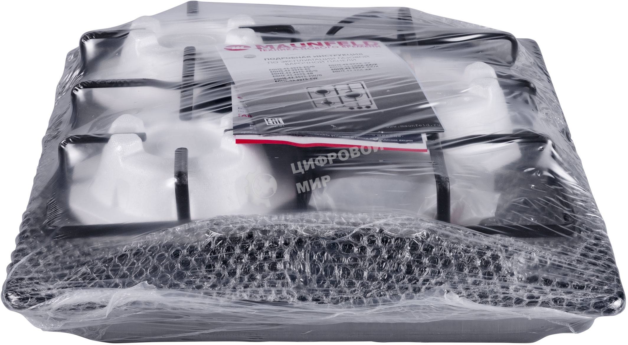 Газовая варочная панель Maunfeld EGHE.43.3STS-EB