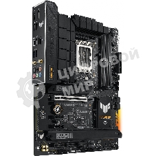 Материнская плата ASUS TUF GAMING B760-PLUS WIFI, LGA 1700, Intel B760, 4xDDR5, 4xSATA, 3xM.2, 1xPCI-E 5.0 x16, 1xPCI-E 3.0 x4, 1xUSB-A 3.2 Gen 2, 3xUSB-A 3.2 Gen 1, 1xUSB-C 3.2 Gen 2x2, 1x2.5Gb LAN, 5x3.5 мм, 7.1, Wi-Fi 6, Bluetooth 5.2, Standard-ATX