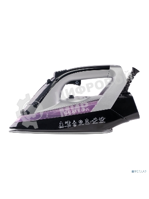 Утюг Galaxy Line GL 6128 фиолетовый/черный, 2200 Вт, 30 г/мин, 140 г/мин, 150 мл