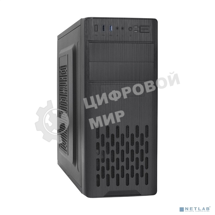 Компьютерный корпус Miditower ExeGate CP-606U-AB600 (ATX, AB600 с вент. 8см, 1хUSB/1хUSB 3.0, аудио)