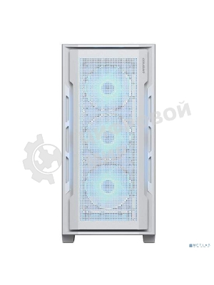 Корпус Cougar Uniface X RGb V2 White, 4x140мм ARGb PWM Fan, ARGb PWM Fan Hub, без БП, E-ATX