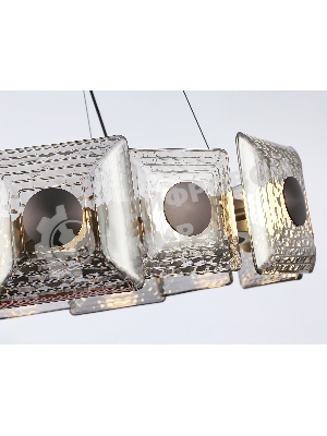 Светильник Ambrella light LH31024 GR/SM серый/дымчатый 56W 3000K D570*150