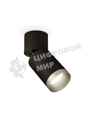 Светильник Ambrella Light XM6313043 SBK/BK/MCH черный песок/черный/хром матовый MR16 GU5.3 (A2221, C6313, N6133)