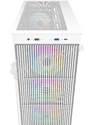 Корпус ID-Cooling Ware 510 белый без БП ATX 7x120mm 5x140mm 1xUSB2.0 1xUSB3.0 audio bott PSU