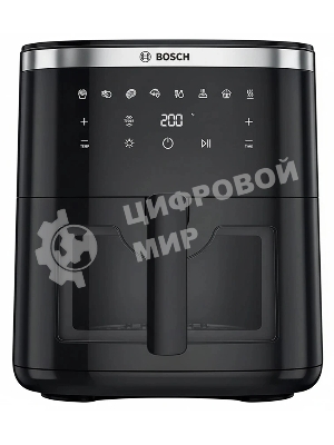 Аэрогриль Bosch MAF671B0 черный, 1800 Вт, 7.2 л, сенсор, 8 программ
