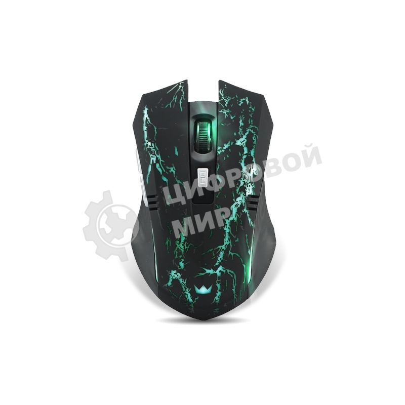 Мышь проводная Crown Gaming CMXG-600 черный, 2200 dpi, USB, кнопки - 6