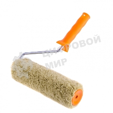 Валик Сибртех Фасадные работы, 250мм, ворс 18мм, D 48мм, D ручки 8мм, полиакрил, полиэстер