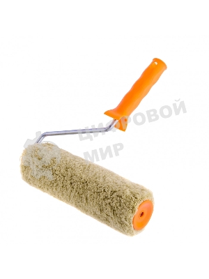 Валик Сибртех Фасадные работы, 250мм, ворс 18мм, D 48мм, D ручки 8мм, полиакрил, полиэстер