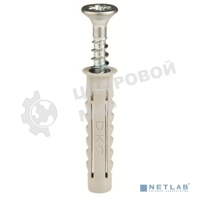 Винт М4х30 с дюбелем V5 (уп. 100 шт) ДКС CM06521