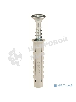 Винт М4х30 с дюбелем V5 (уп. 100 шт) ДКС CM06521