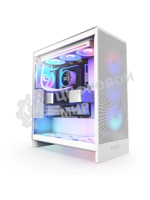 Система жидкостного охлаждения для ПК Water Cooling System NZXT Kraken Elite 360 RGB (270W, 360мм, LED temp., White, RGB/ Fans: 1xF360 RGB Core Fan, 75.12CFM, 30dBA, 2400RPM/ Pump height 65mm, 2800RPM, Rad thickness 27mm/ S: 1851, 1700, 1200, 115X, AM5, AM4)