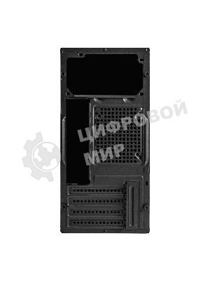 Компьютерный корпус Minitower ExeGate BAA-303M (mATX, без БП, 2*USB, HD Audio, черный)