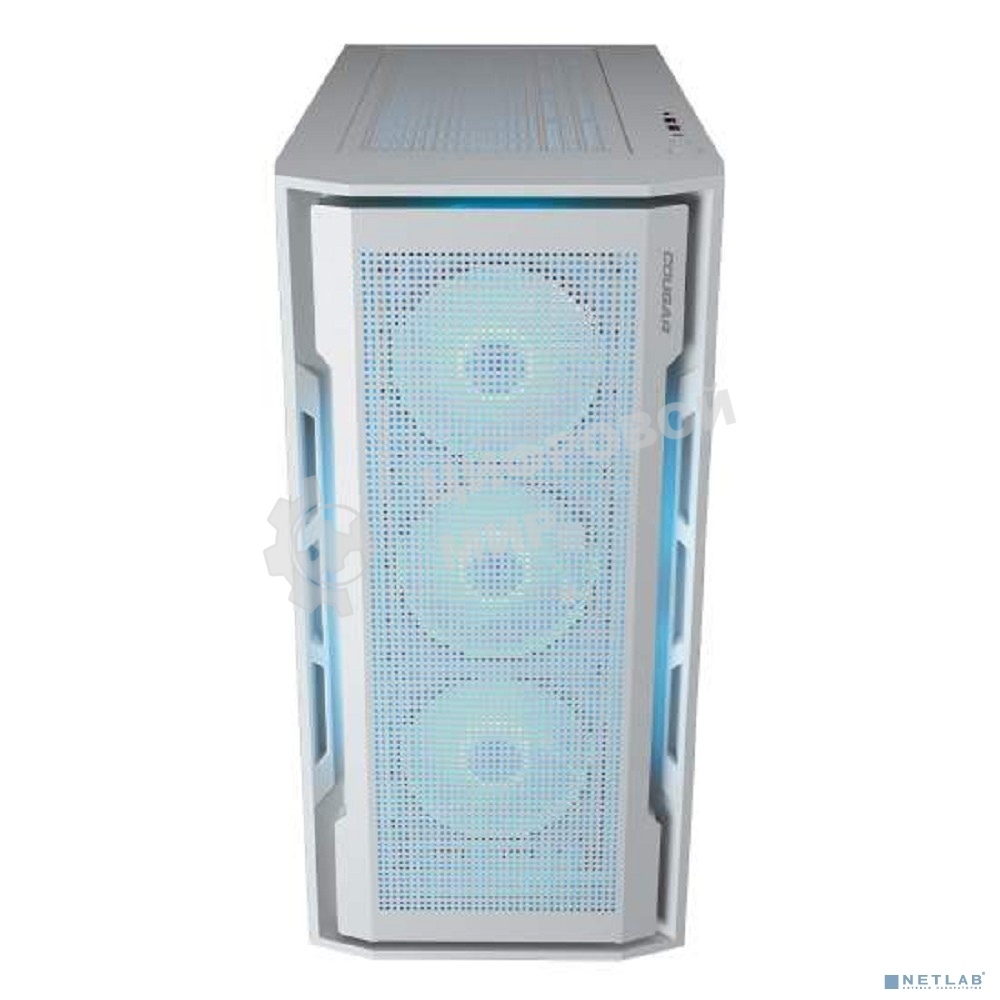 Корпус Cougar Uniface X RGb V2 White, 4x140мм ARGb PWM Fan, ARGb PWM Fan Hub, без БП, E-ATX