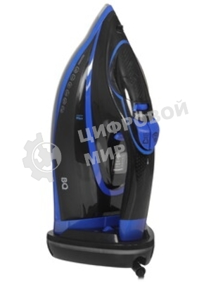 Утюг BQ SIC1003 черный/синий, 3000 Вт, 45 г/мин, 200 г/мин, 320 мл