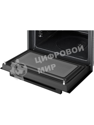 Духовой шкаф электрический Weissgauff OEMS 459 PDB черный, встраиваемый