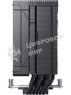 Устройство охлаждения(кулер) Bloody AC-12 Soc-AM5/AM4/1200/1700/1851 черный 4-pin 14-26dB Al+Cu 230W 582gr Ret (AC-12-230-BK)