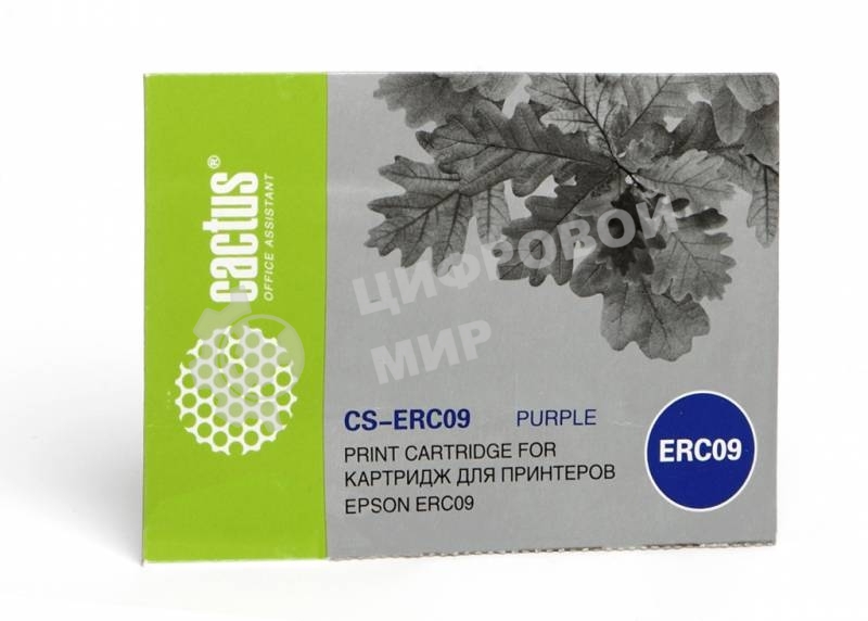 Картридж матричный Cactus CS-ERC09 пурпурный 4 мм, 0.21 м для Epson ERC09